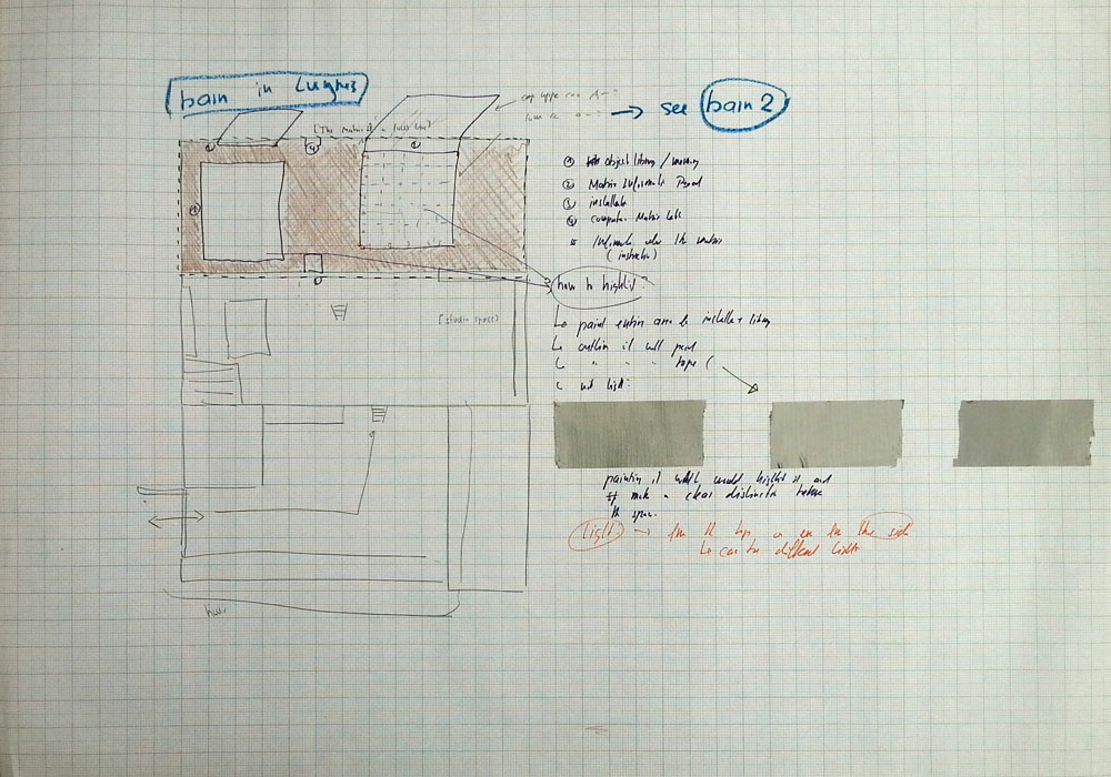 By-product of a thousand lives, art project by Jay Rechsteiner, graph paper