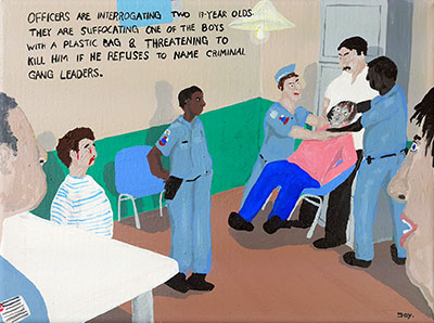 Bad Painting 101 Jay Rechsteiner Brazil Bolosonaro police torture