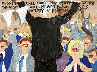 Bad Painting 352, Geert Wilders election victory