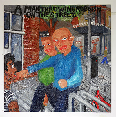 Bad Painting 412 by Jay Rechsteiner, Cliftonville, Margate