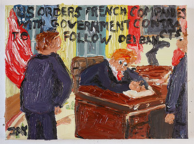 Bad Painting 413 Donald Trump DEI