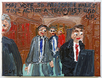 Bad Painting 439 by Jay Rechsteiner  / Palestine Action