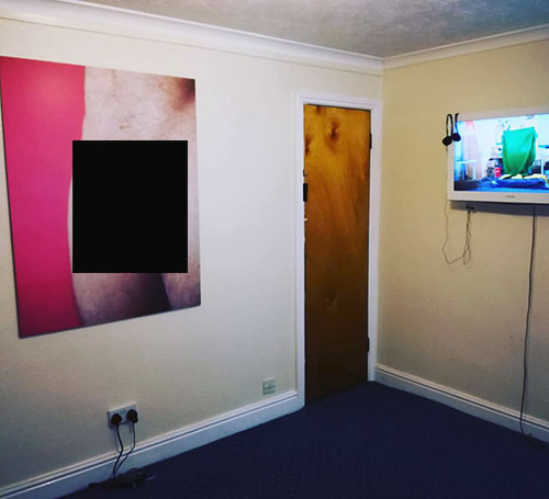 Weltschmerz, room 301 At the Violet Hour, Nayland Rock Hotel, Margate, UK, exhibition